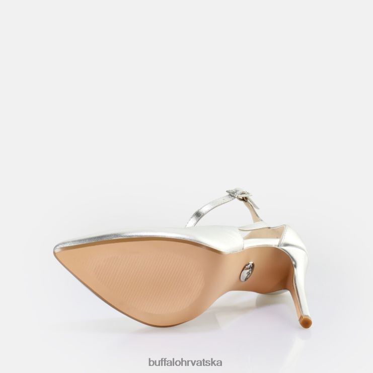 srebro Buffalo juliet sling pumpa pumpa veganska |štikle TDD6T813